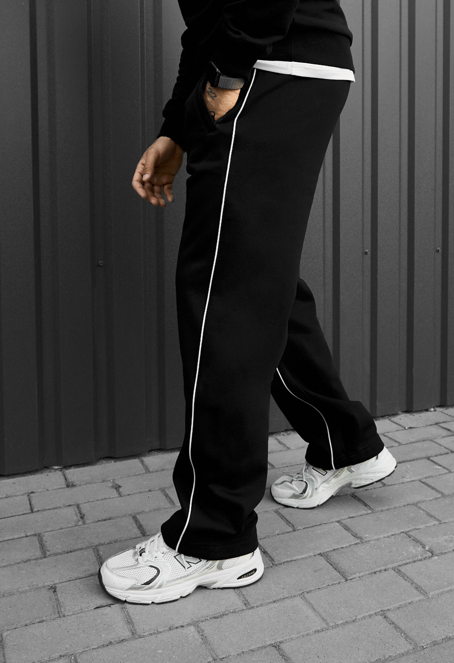 Spodnie dresowe Staff  black reflective