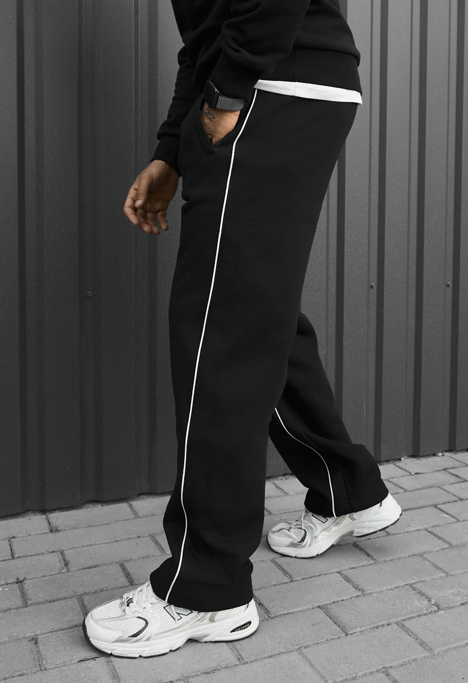 Spodnie dresowe Staff  black reflective