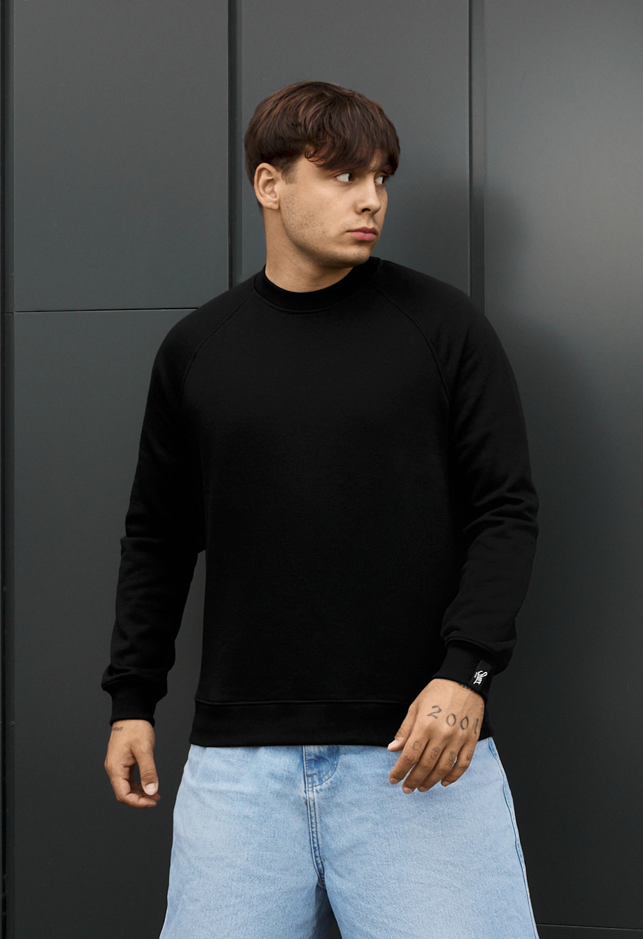 Bluza Staff basic black fleece