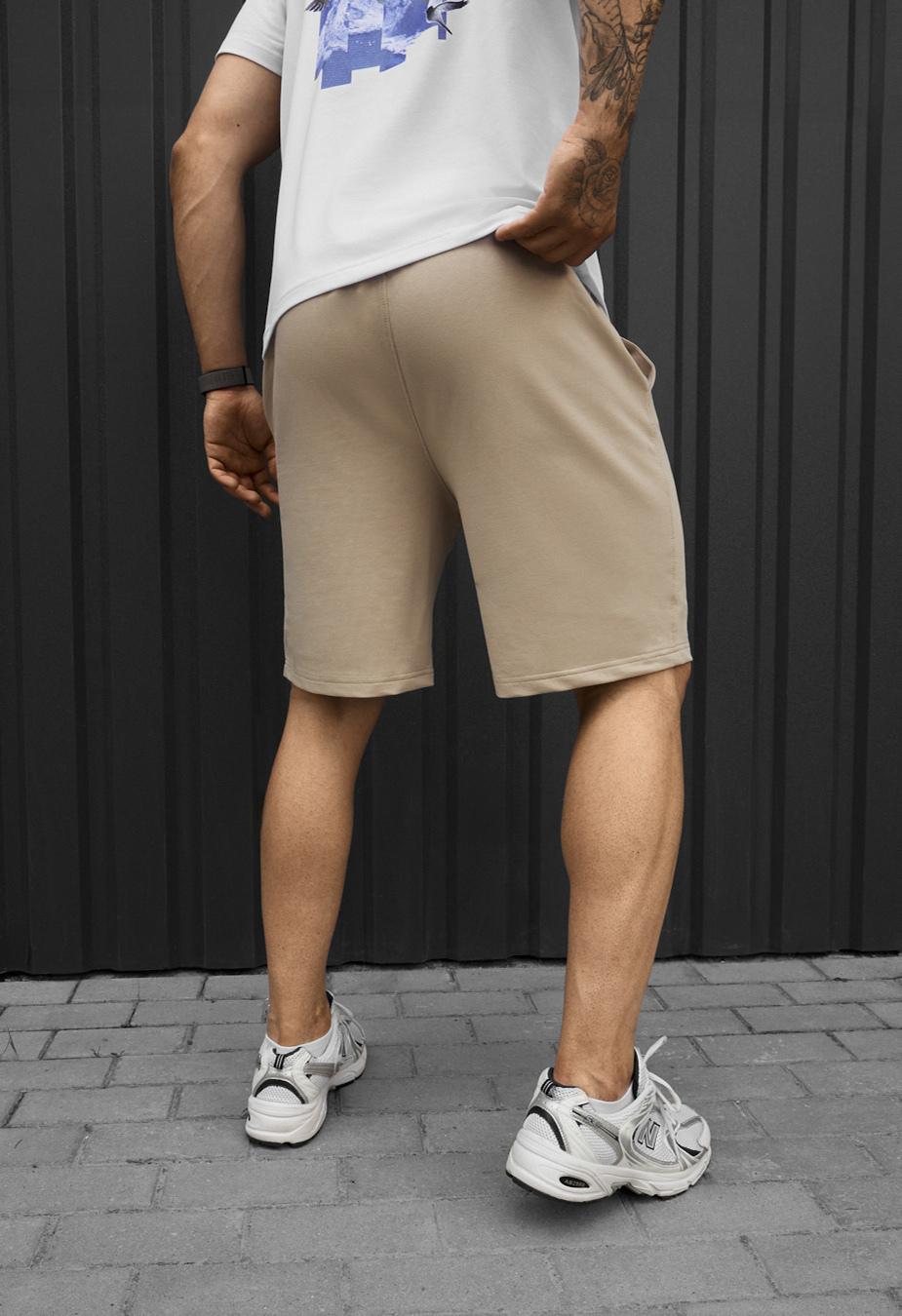 Spodenki Staff ro beige