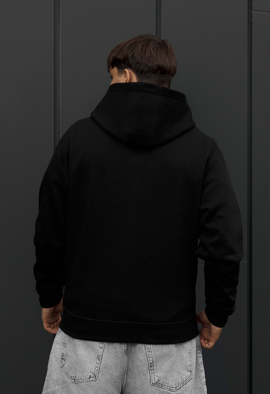 Bluza Staff zip black fleece