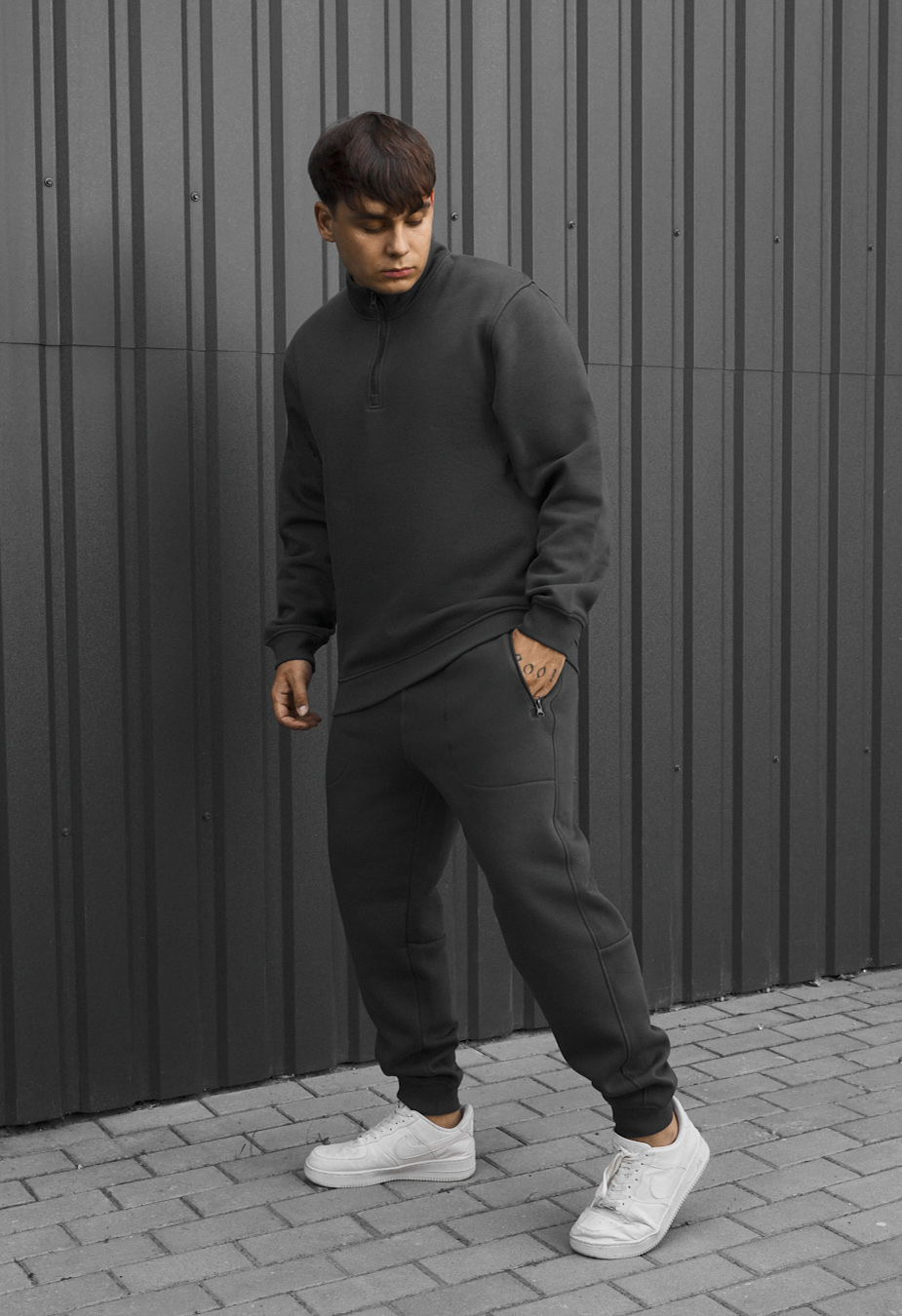 Dres Staff zeu dark gray fleece