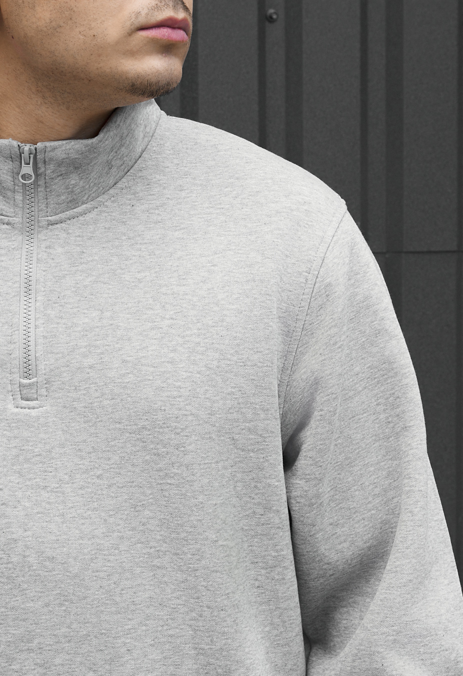 Dres Staff zeu gray melange fleece