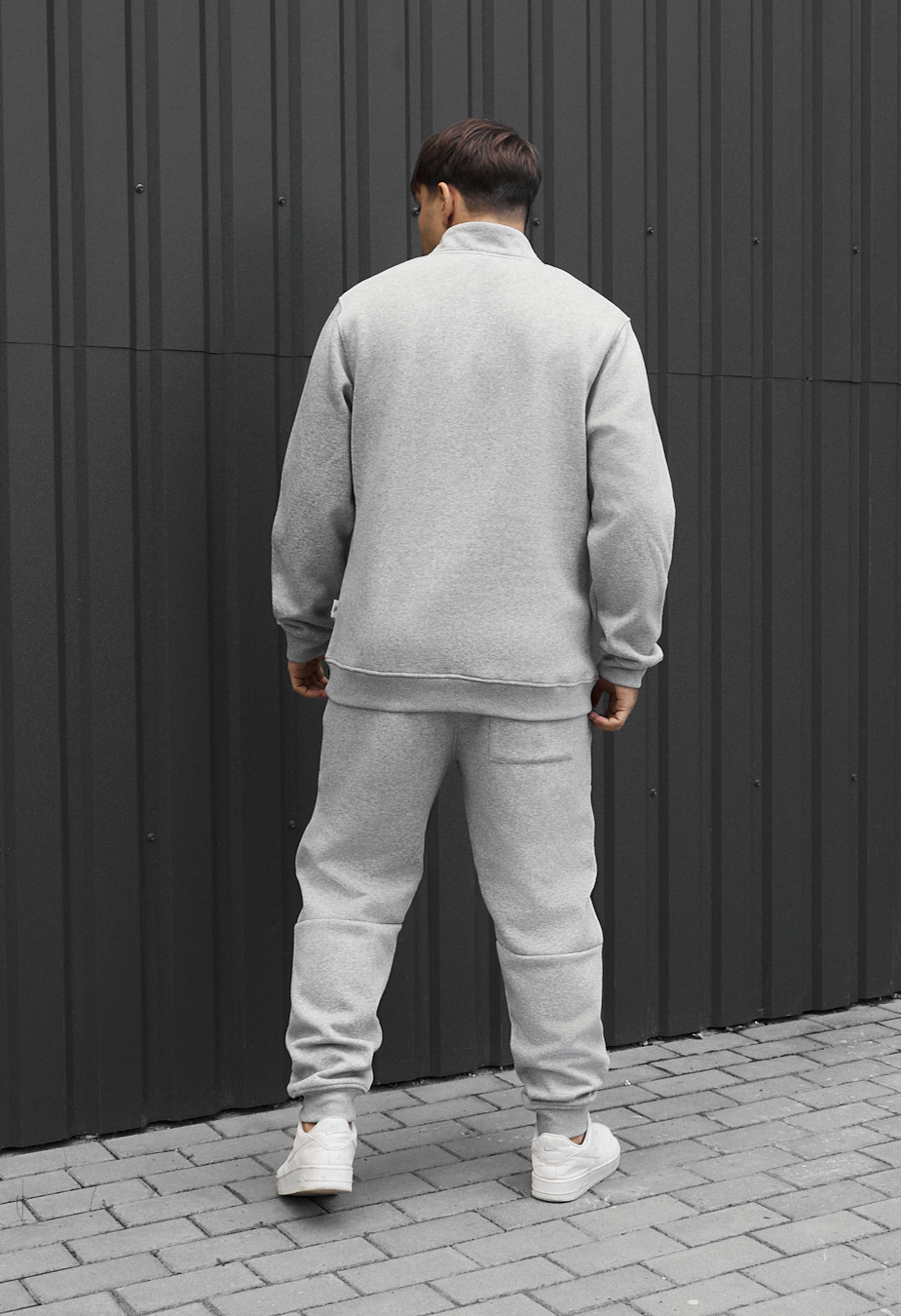Dres Staff zeu gray melange fleece