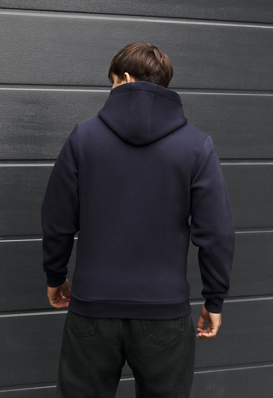 Bluza Staff vi zip logo navy fleece