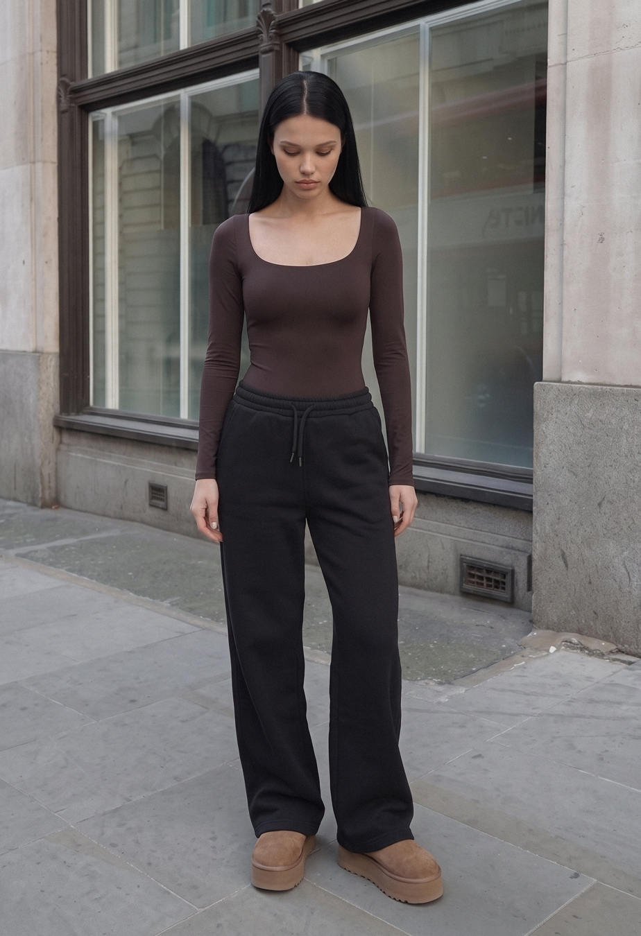 Spodnie Staff ril black fleece