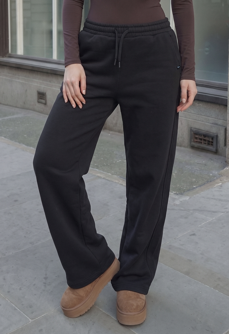 Spodnie Staff ril black fleece