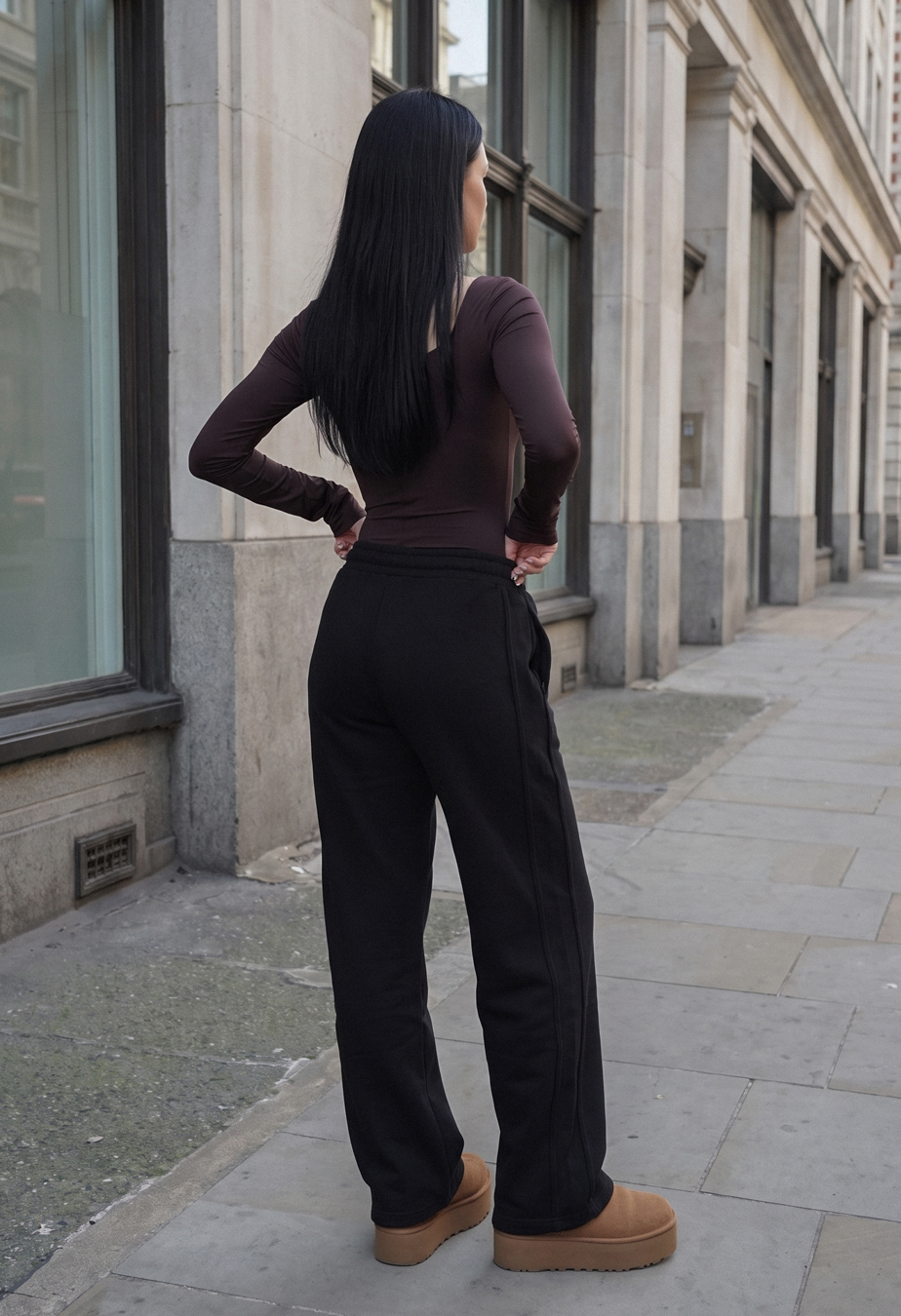 Spodnie Staff ril black fleece