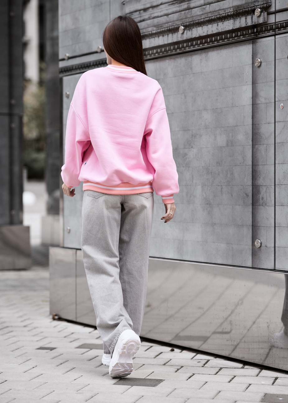 Bluza Staff pink fleece