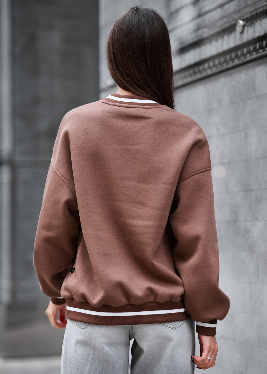 Bluza Staff brown fleece