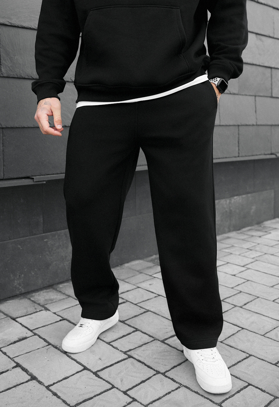 Spodnie dresowe Staff jot black fleece