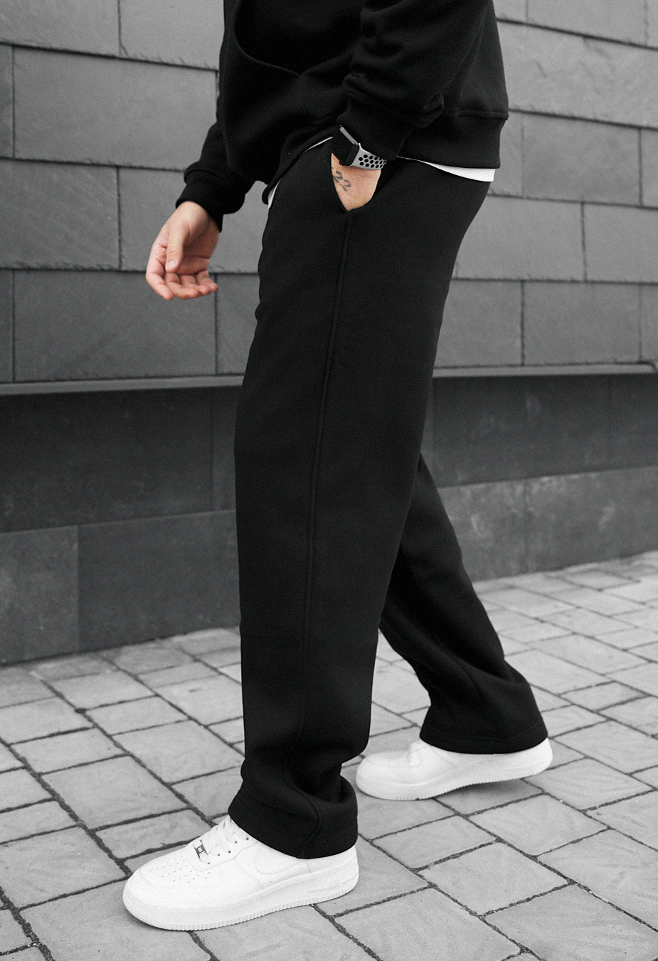 Spodnie dresowe Staff jot black fleece