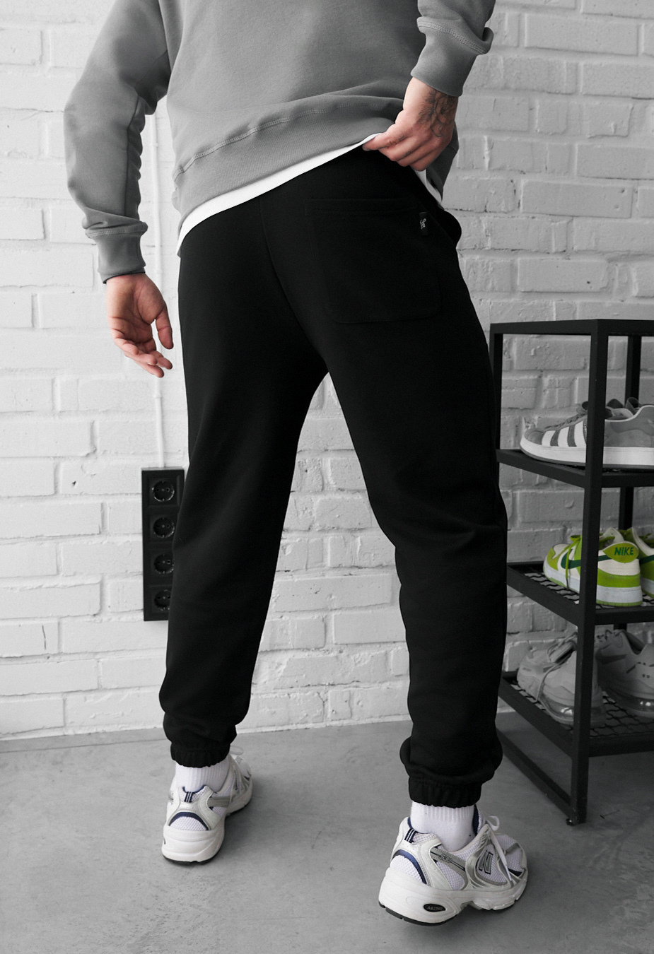 Spodnie Staff al logo black