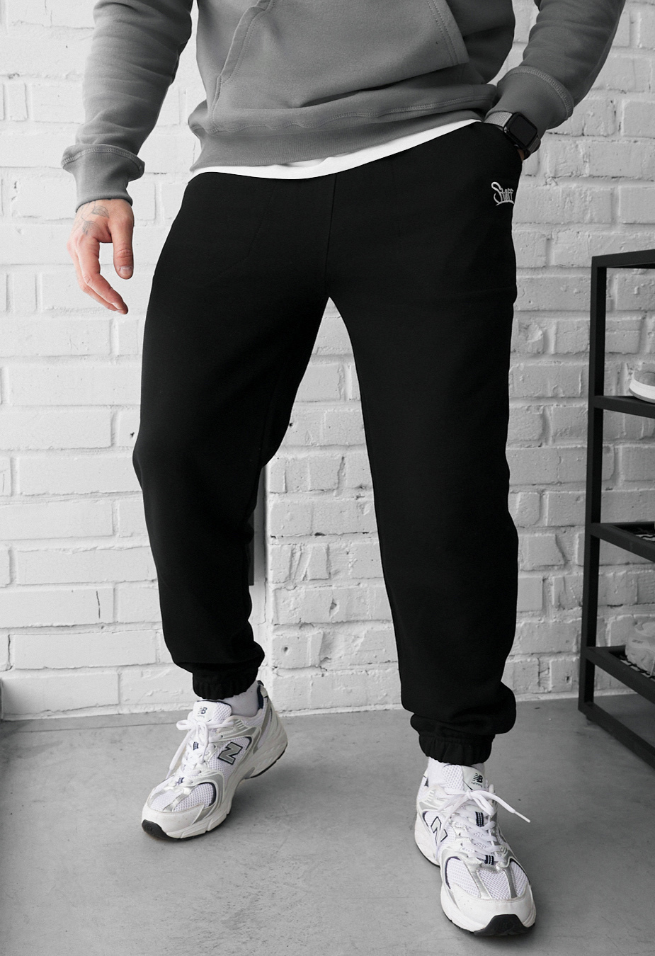 Spodnie Staff al logo black