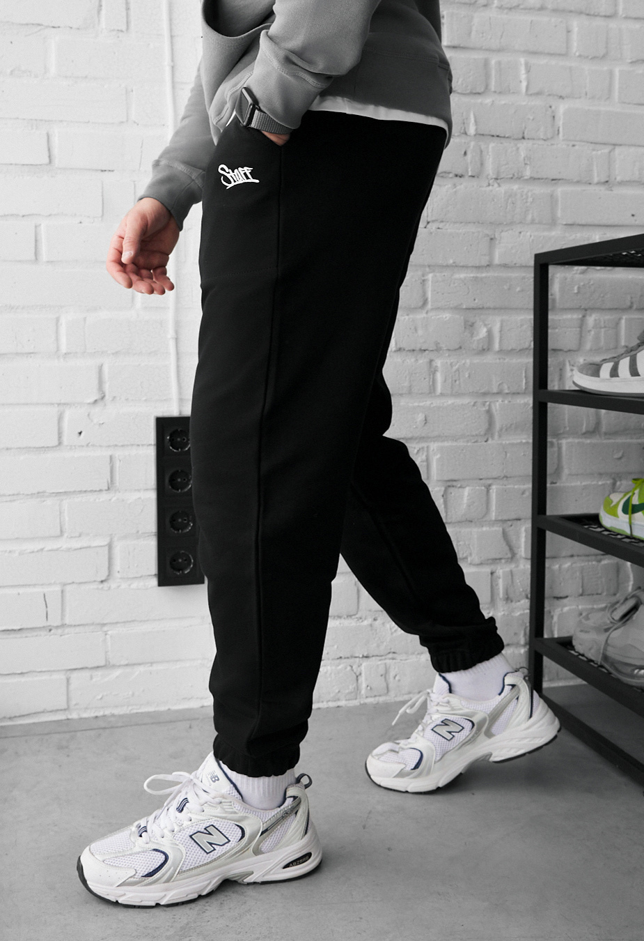 Spodnie Staff al logo black