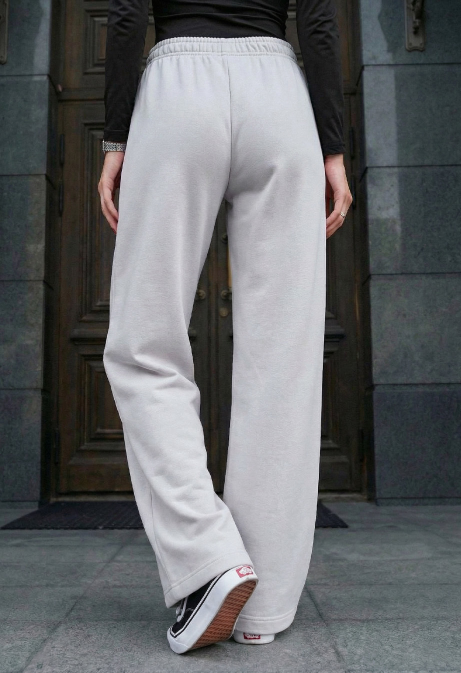 Spodnie dresowe Staff mon light gray