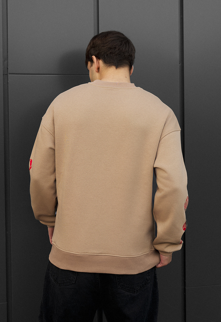 Bluza Staff masks oversize fleece