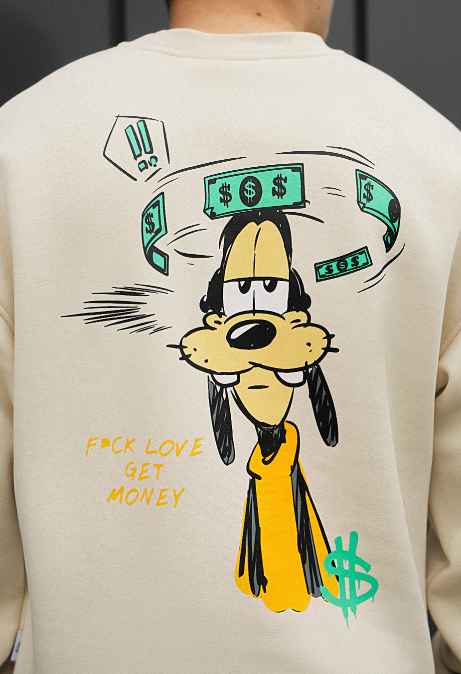 Bluza Staff get money oversize fleece