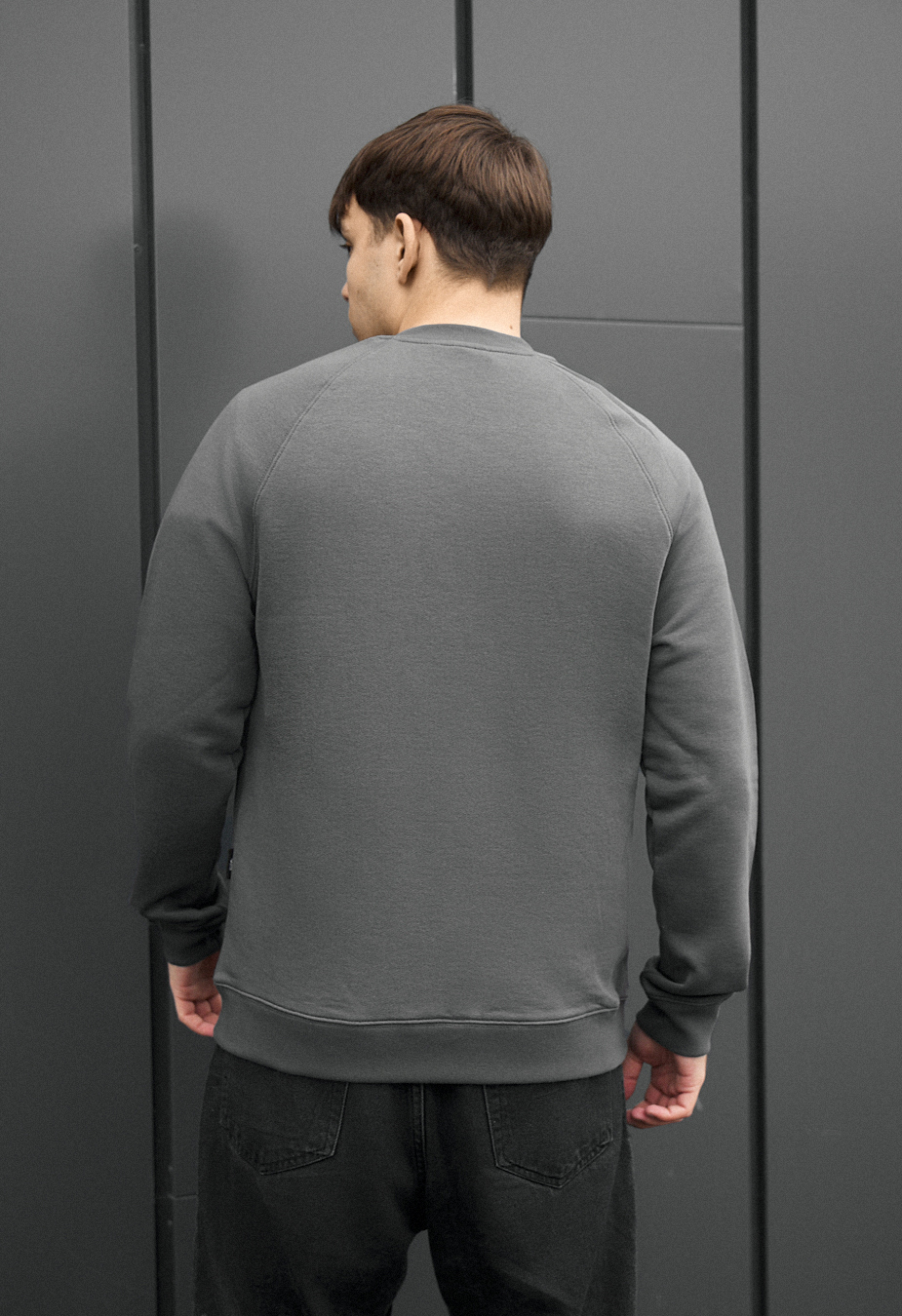 Bluza Staff dark gray logo