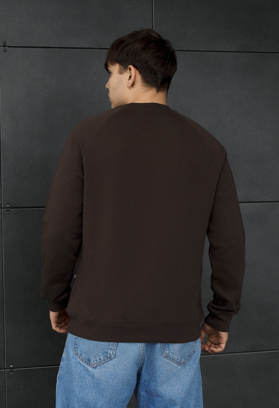 Bluza Staff dark brown logo