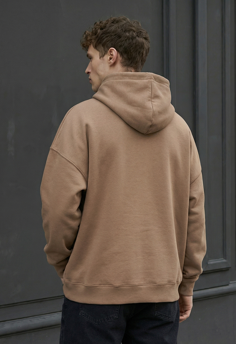 Bluza Staff brown oversize