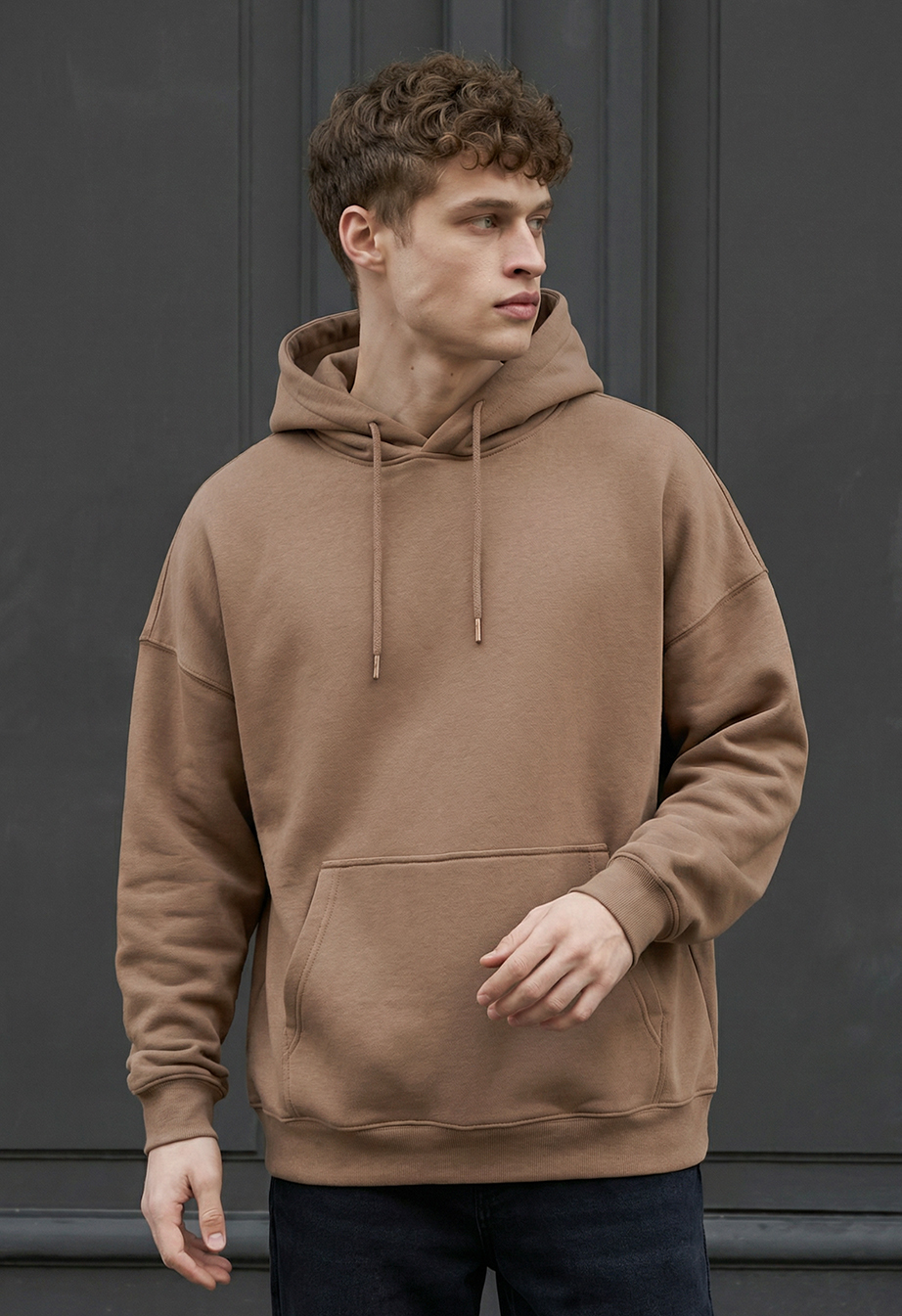 Bluza Staff brown oversize