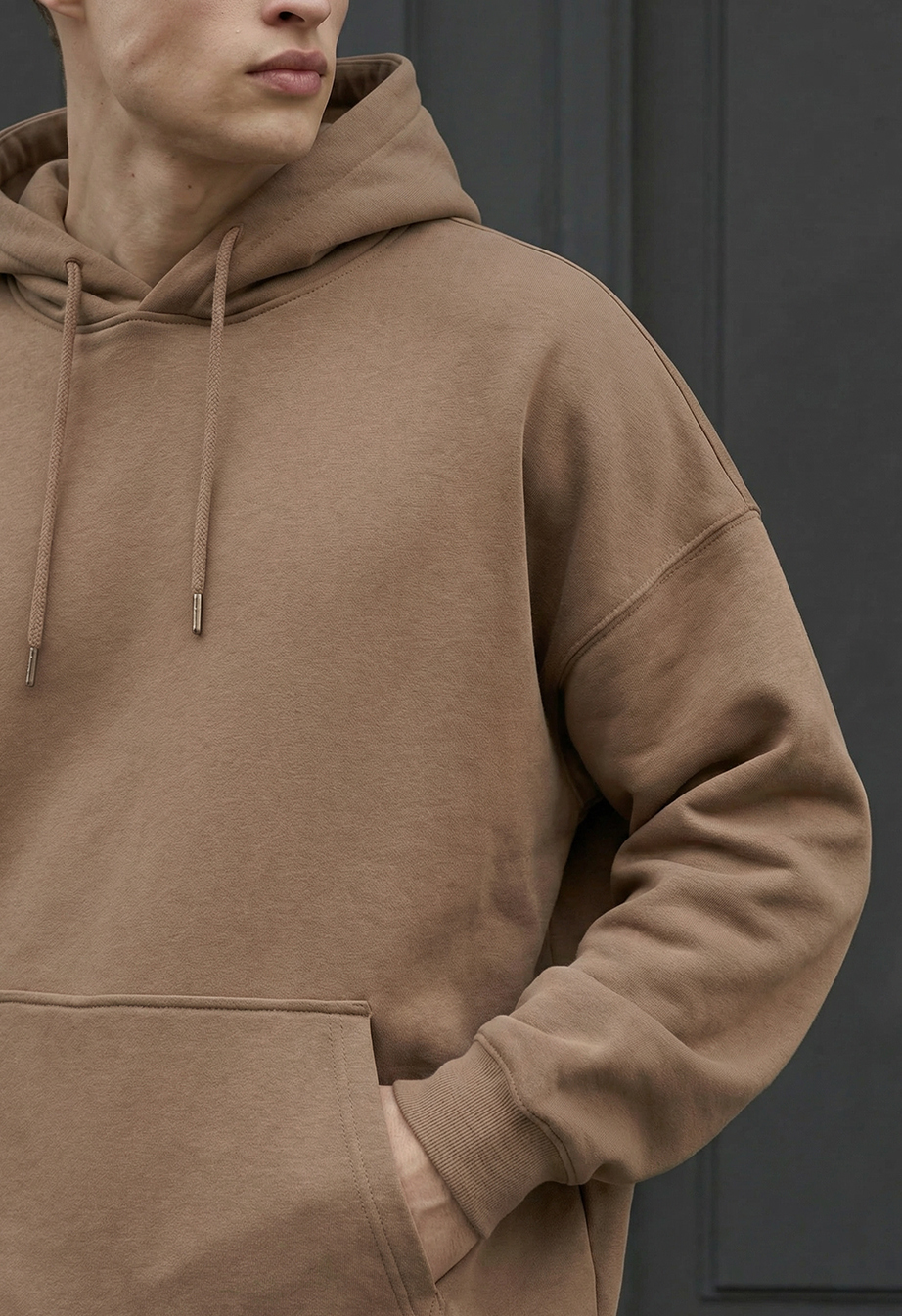 Bluza Staff brown oversize