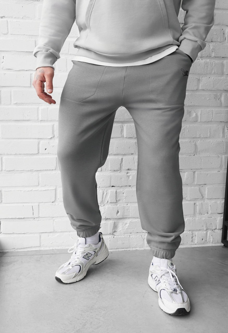 Spodnie dresowe Staff al logo gray