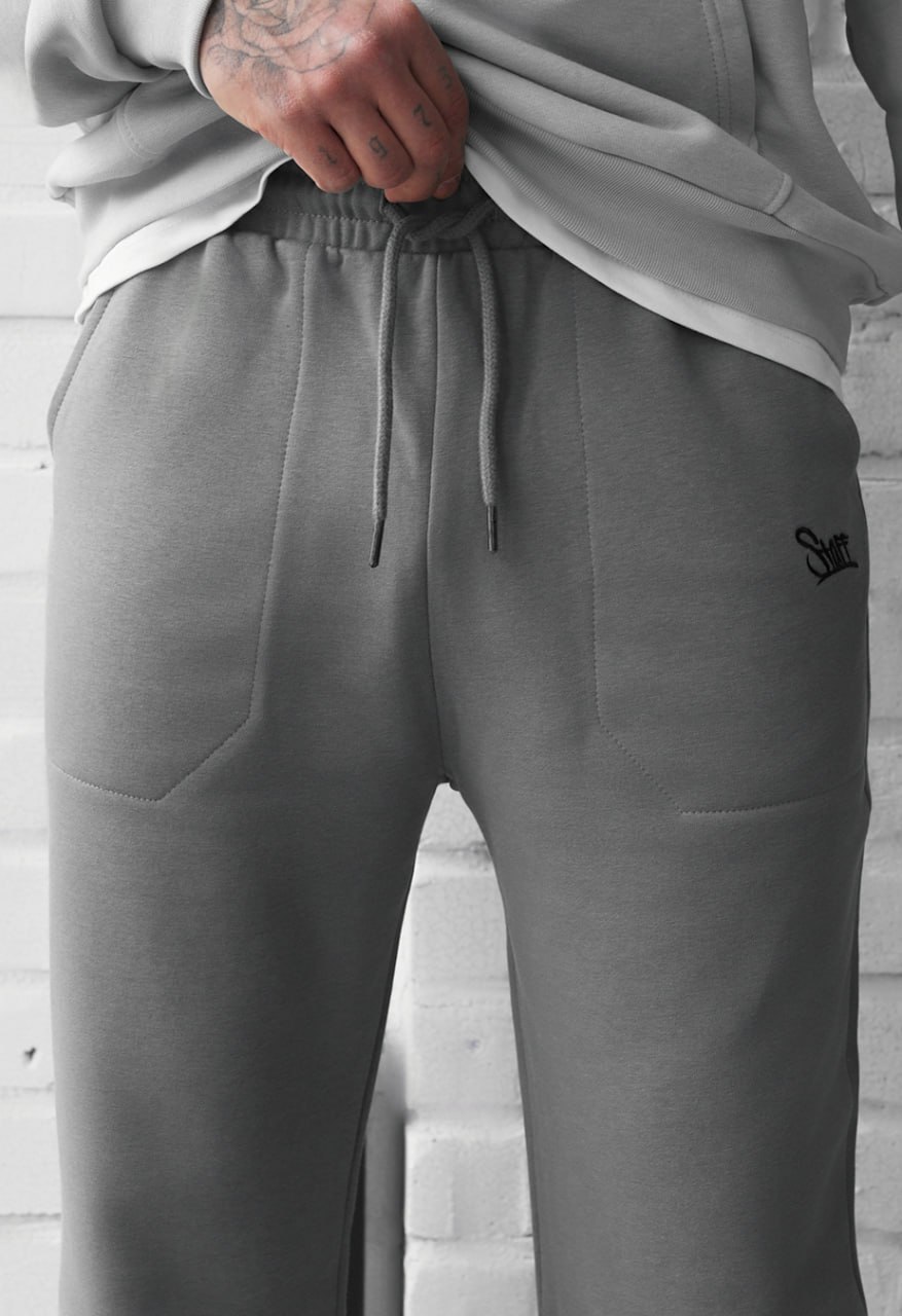 Spodnie dresowe Staff al logo gray