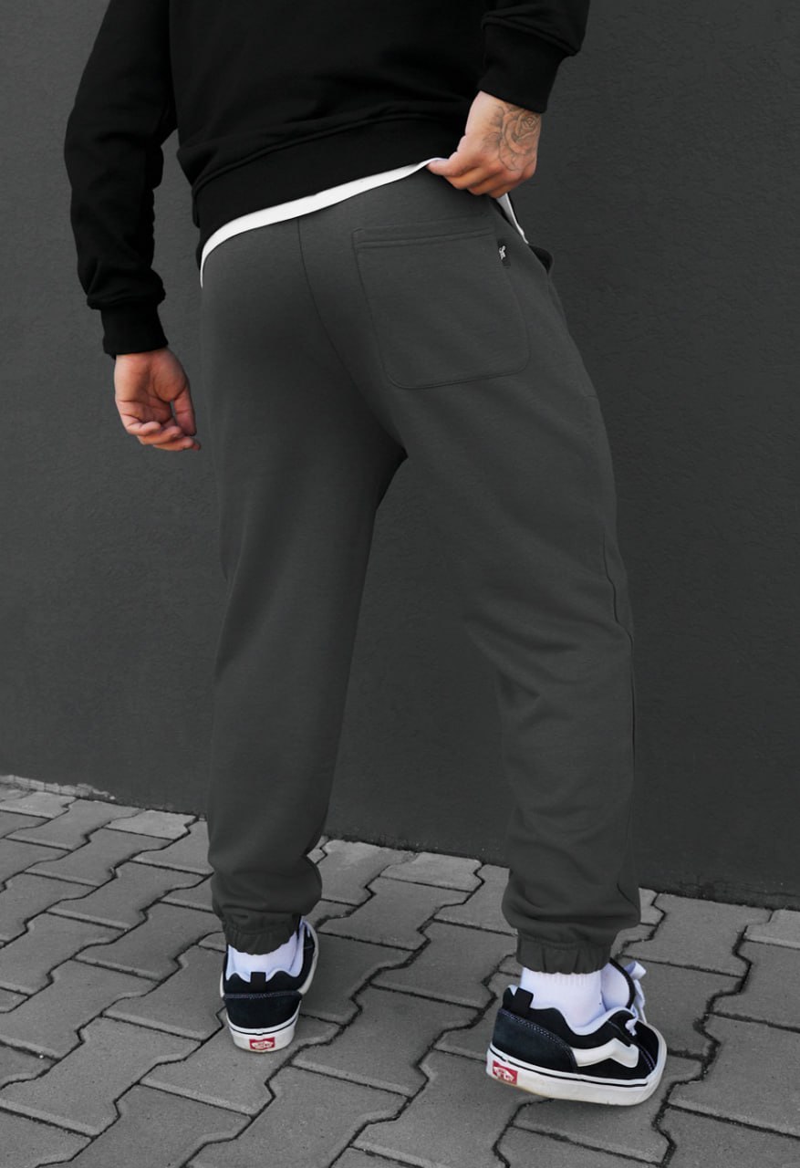 Spodnie dresowe Staff al logo dark gray