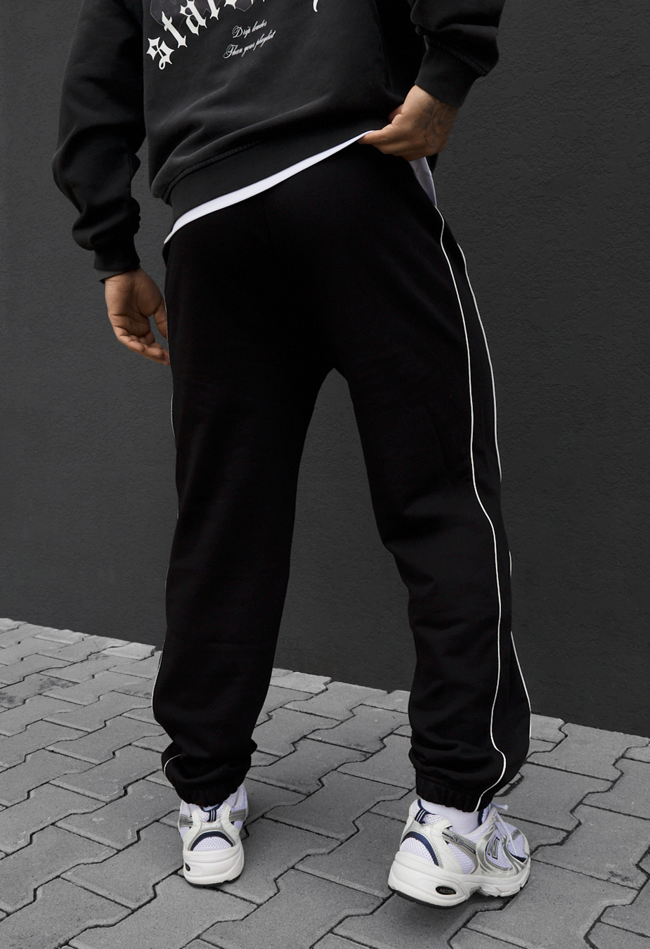 Spodnie Staff en black reflective