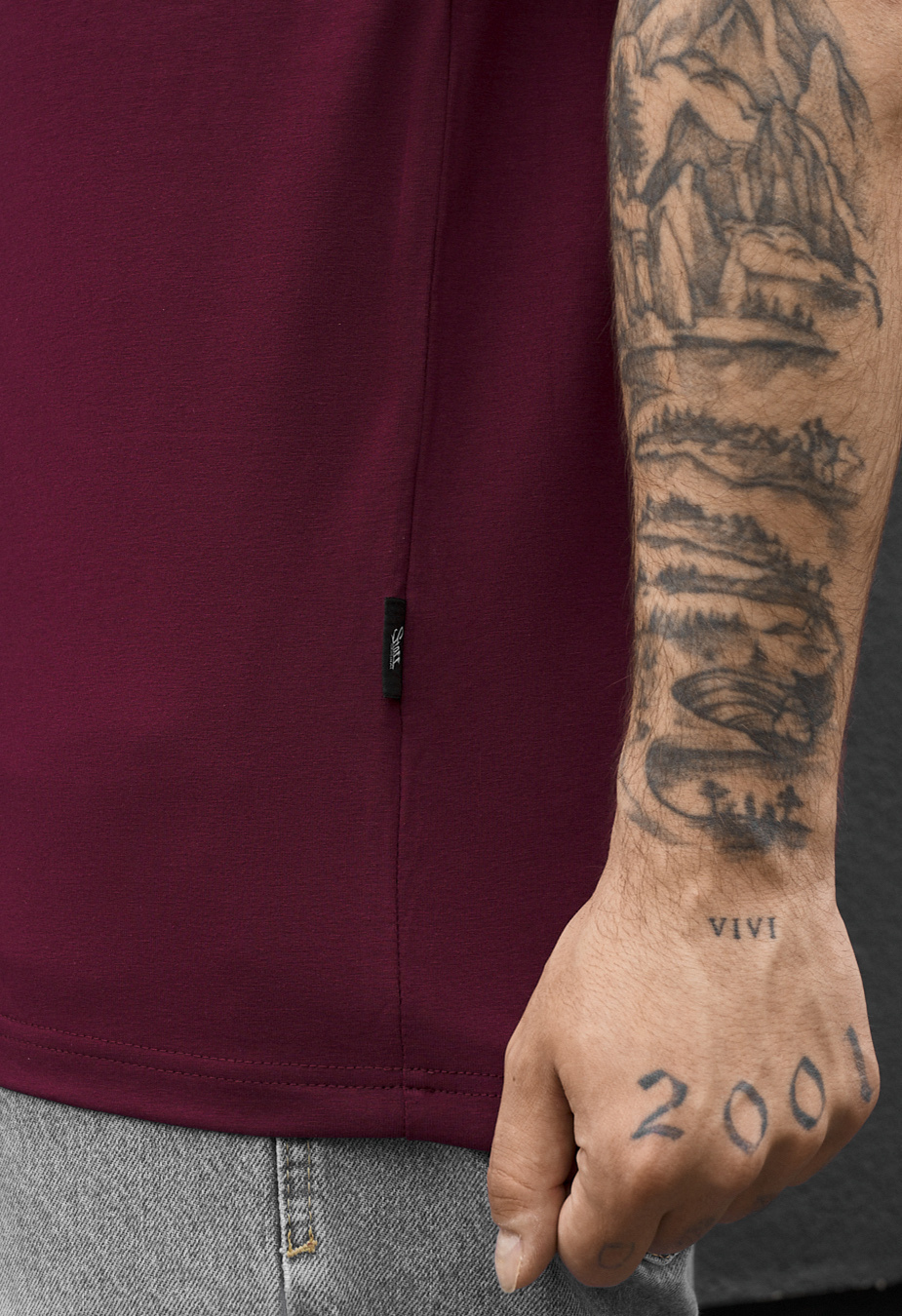 Koszulka Staff dark bordo