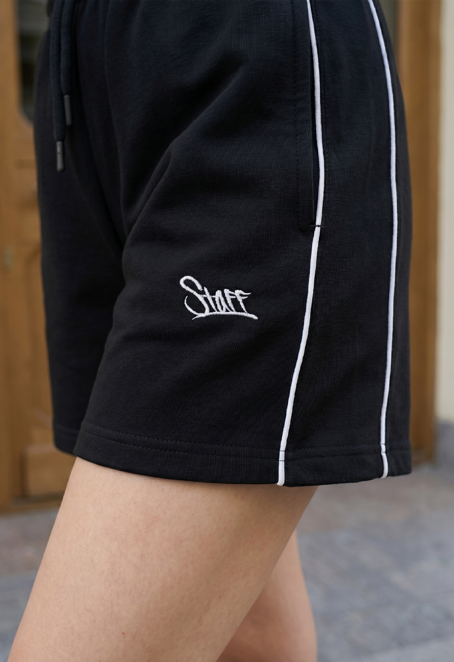 Spodenki Staff rul black logo
