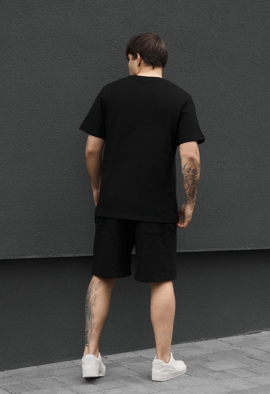 Komplet koszulka + spodenki Staff vic black