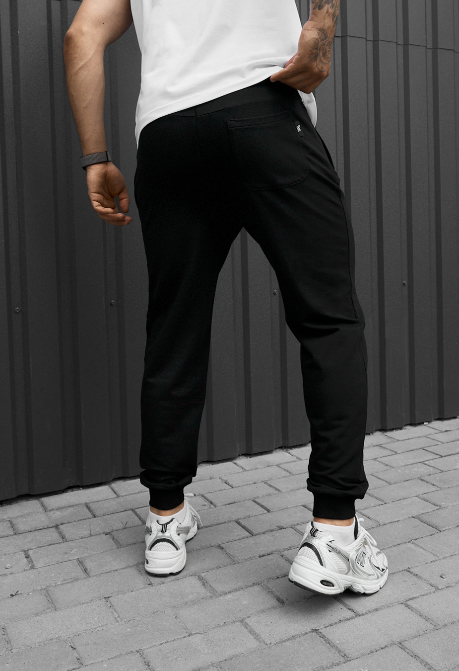 Spodnie dresowe Staff go logo black