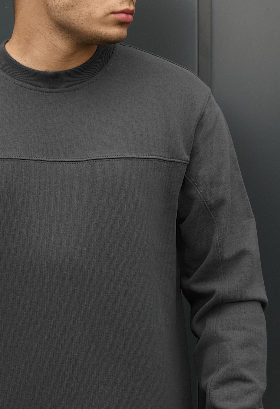 Bluza Staff basic dark gray