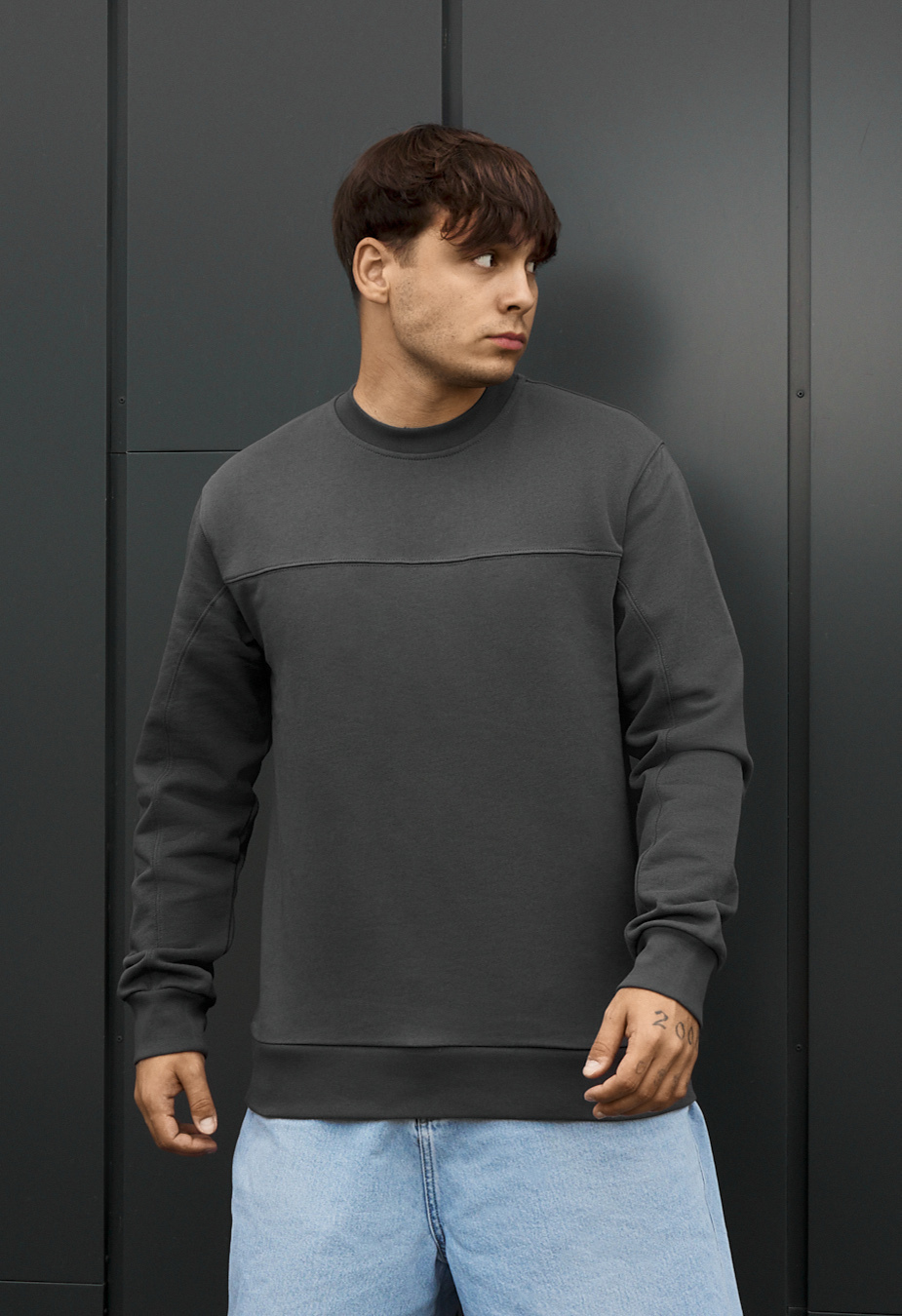 Bluza Staff basic dark gray