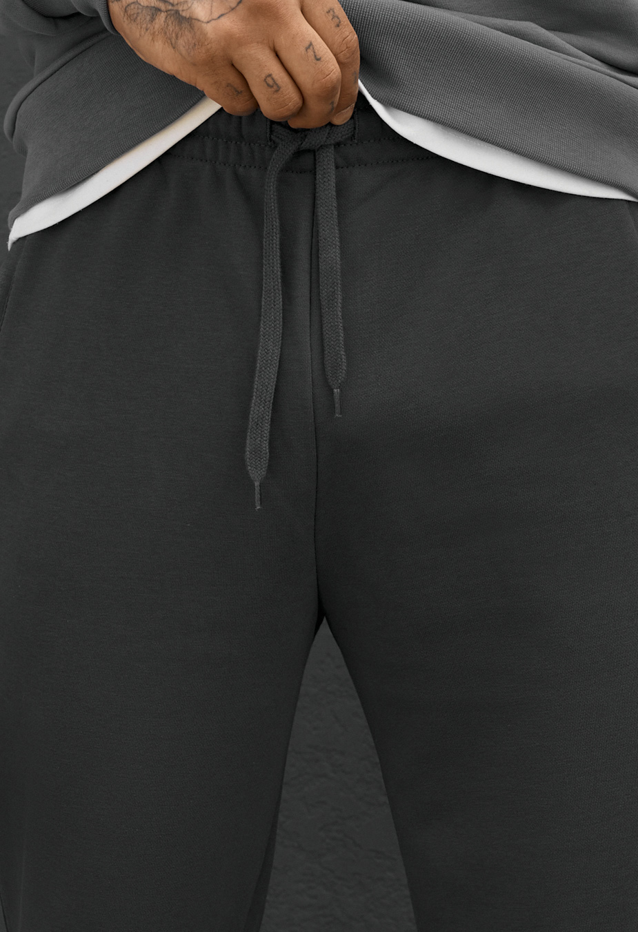 Spodnie dresowe Staff dexo dark gray