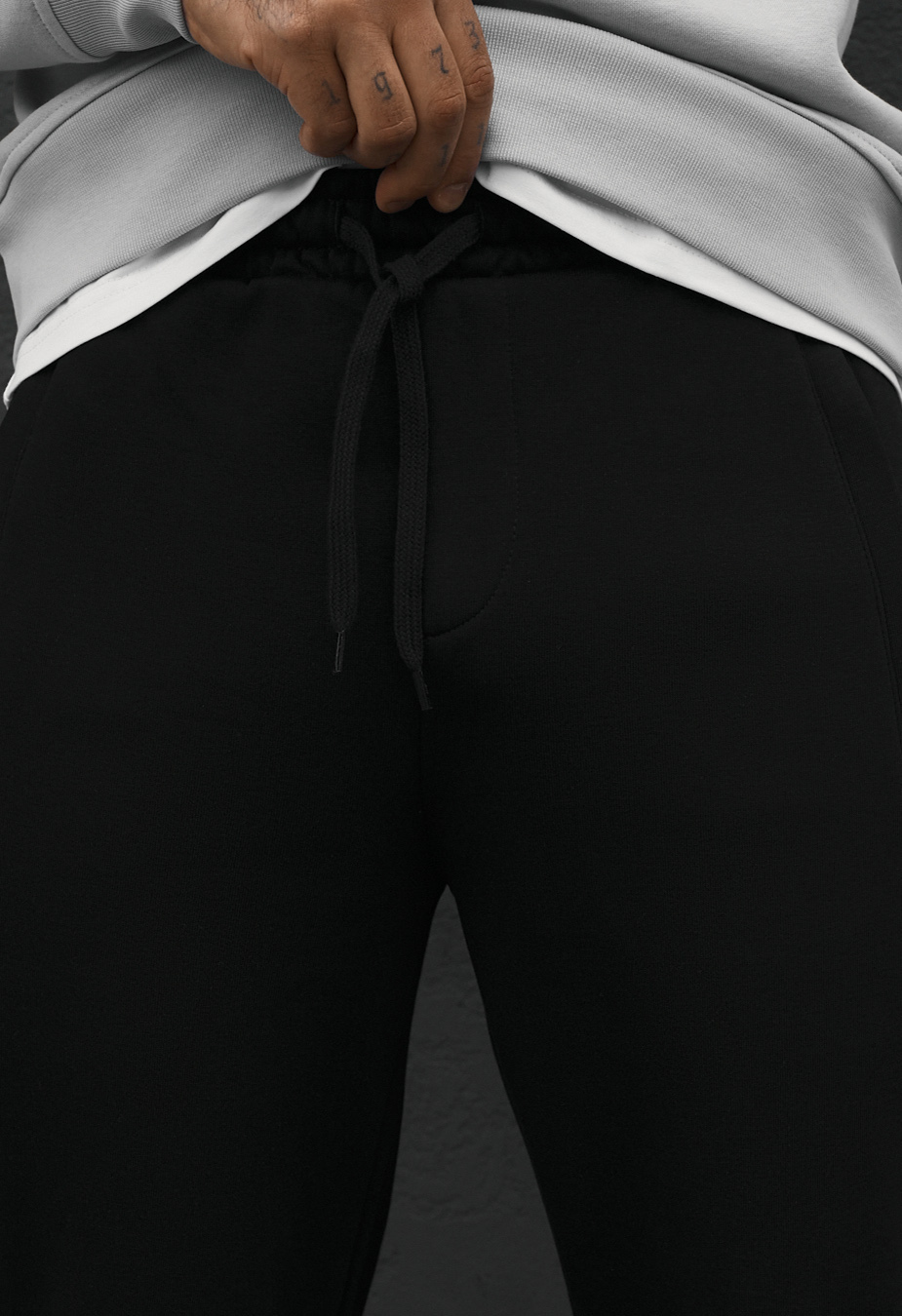 Spodnie sportowe Staff lak black fleece