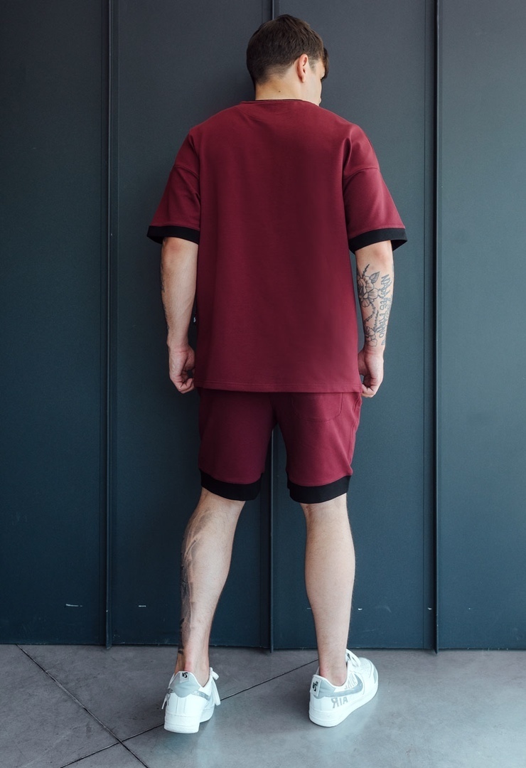 Комплект футболка + шорты Staff doo bordo