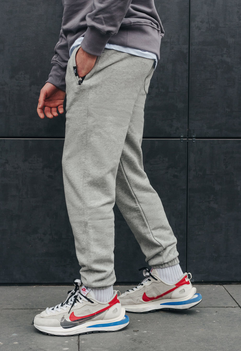 Spodnie dresowe Staff basic gray melange