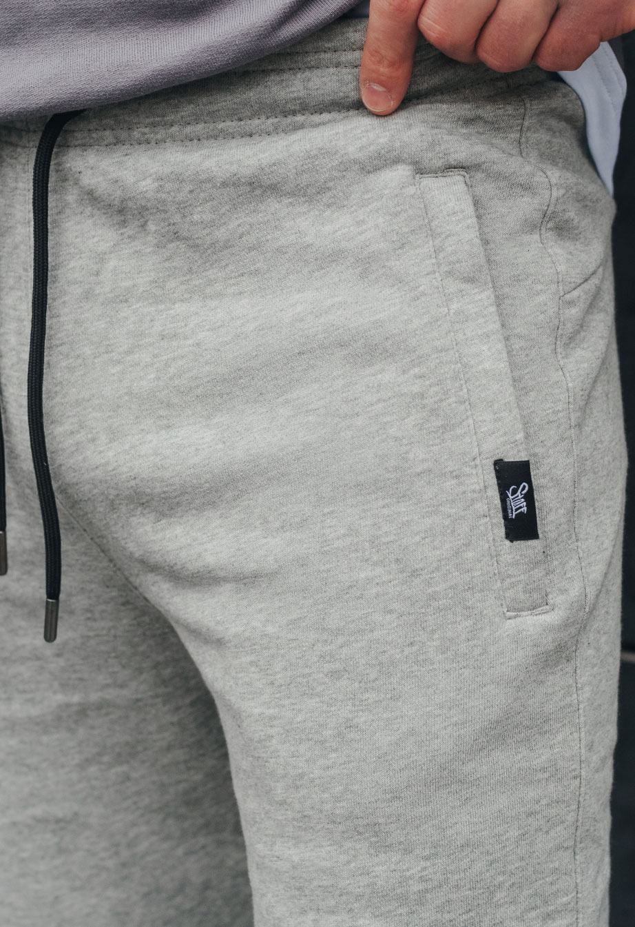 Spodnie dresowe Staff basic gray melange