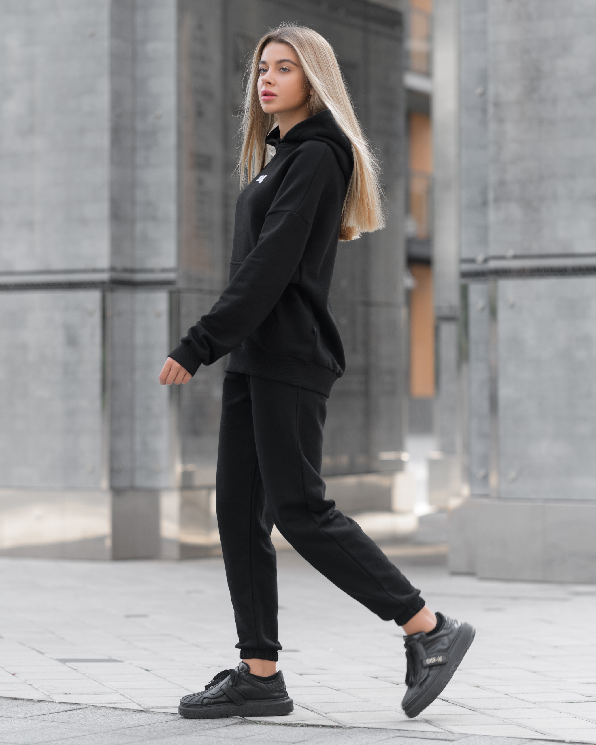 Damski dres sportowy Staff st black oversize