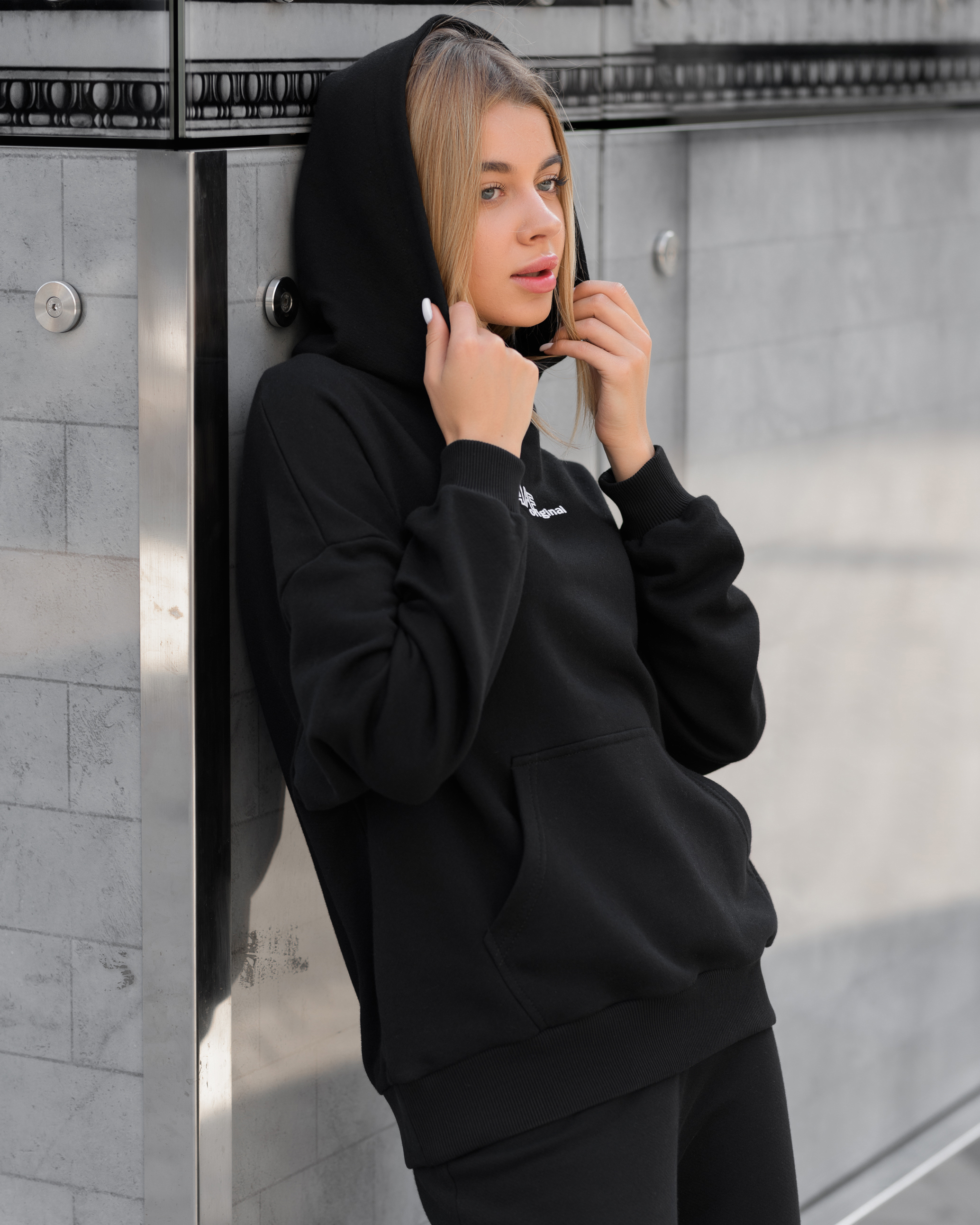 Damski dres sportowy Staff st black oversize