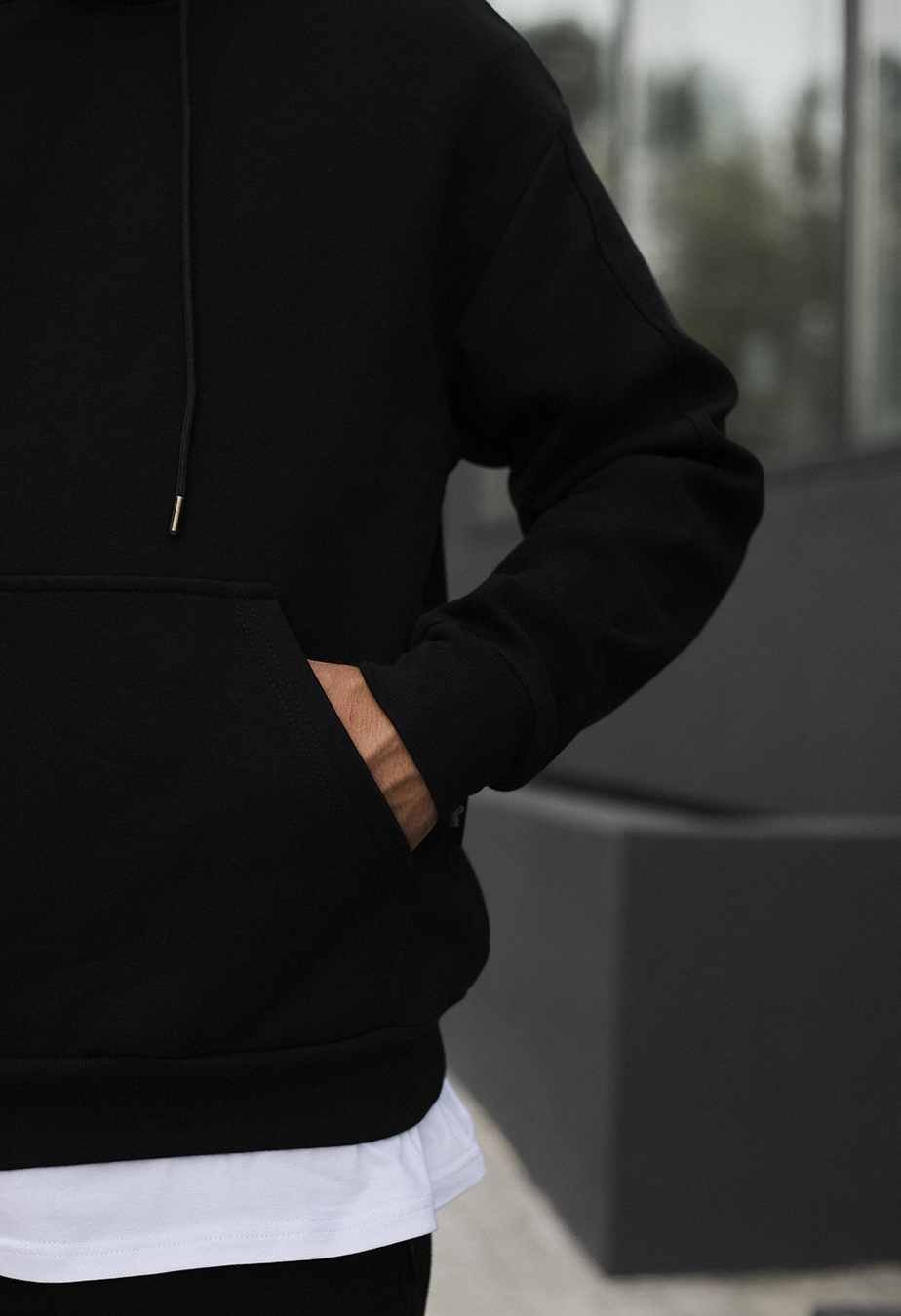 Dres Staff jax black oversize fleece