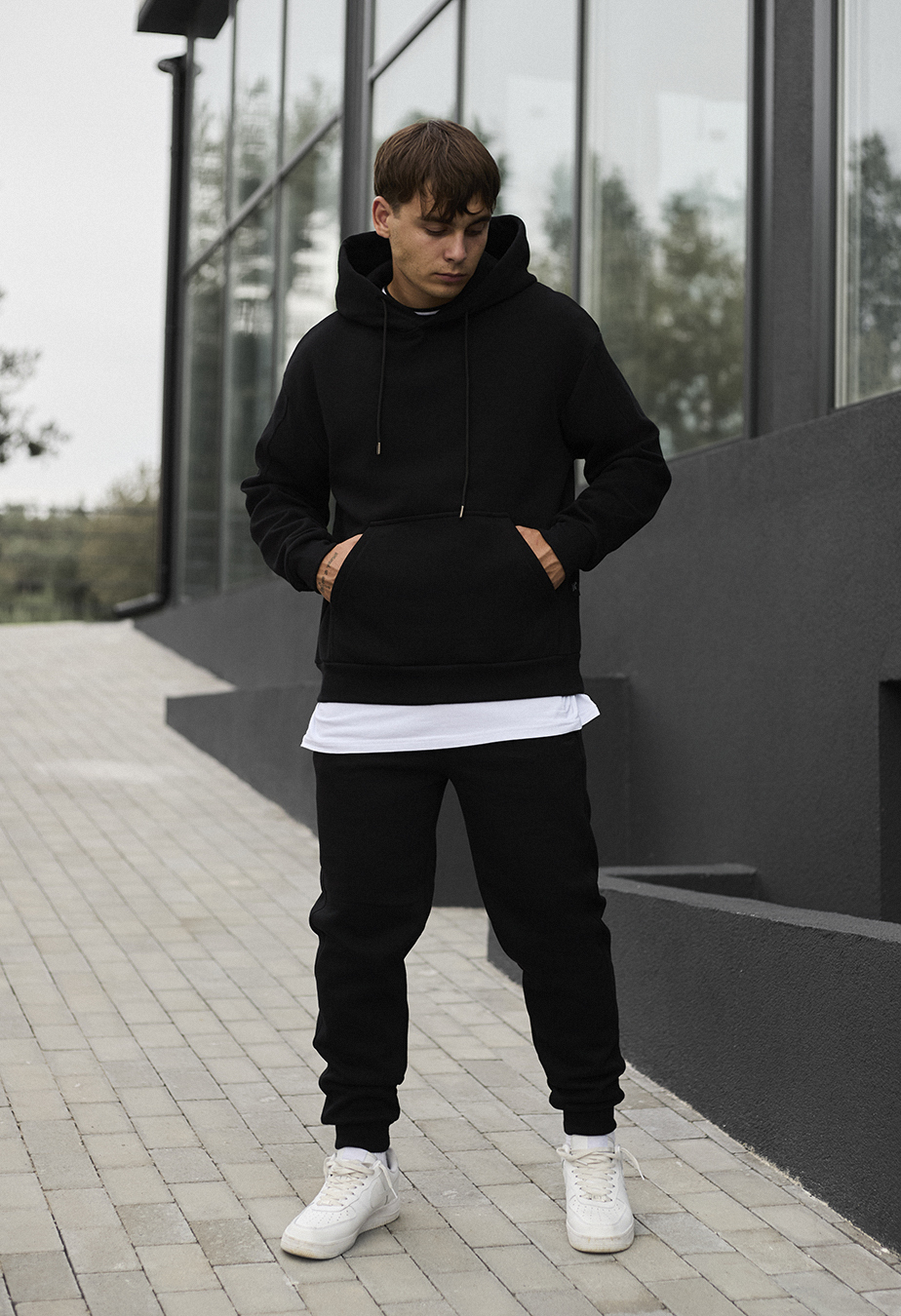 Dres Staff jax black oversize fleece