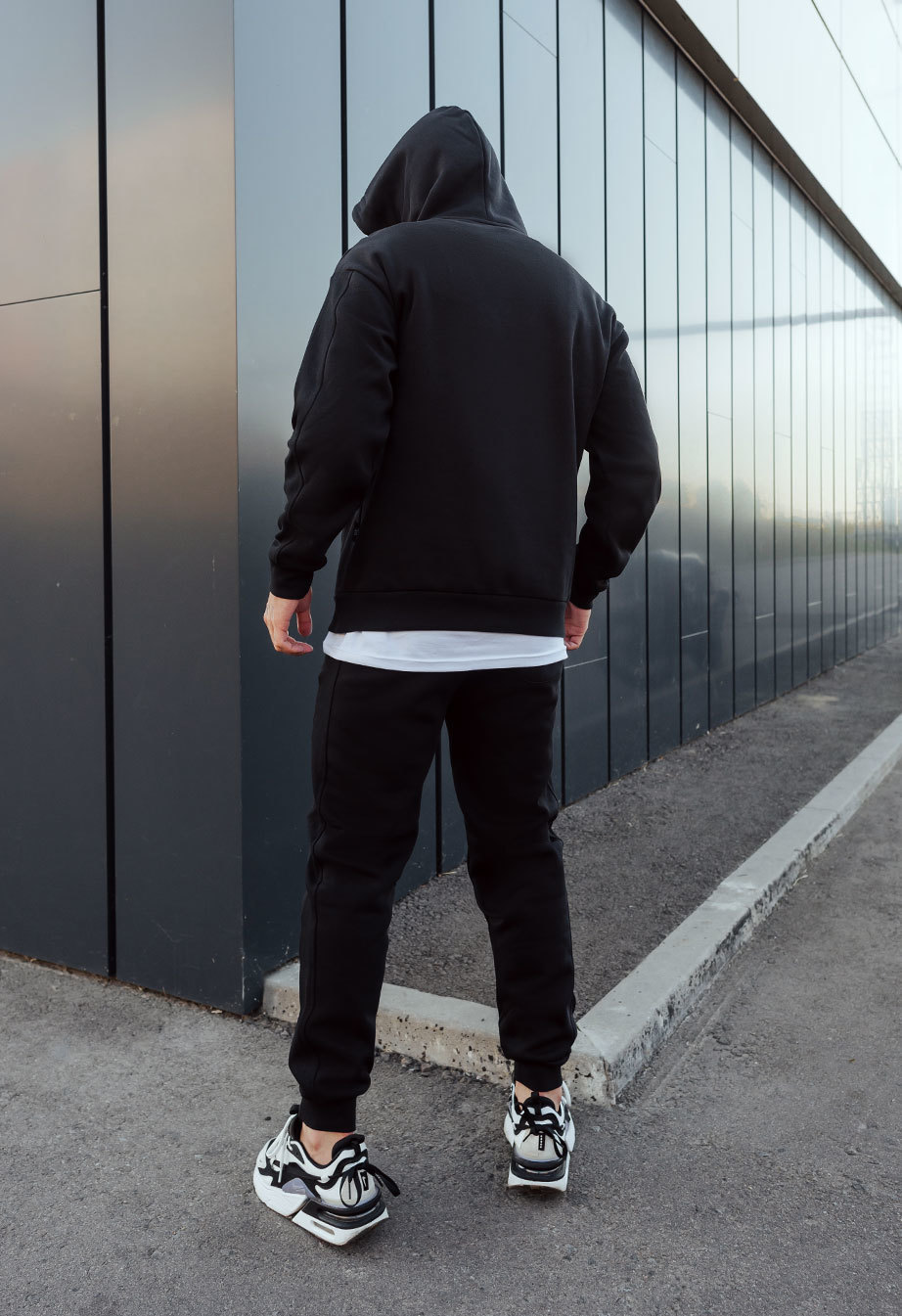 Dres sportowy Staff mm black oversize fleece