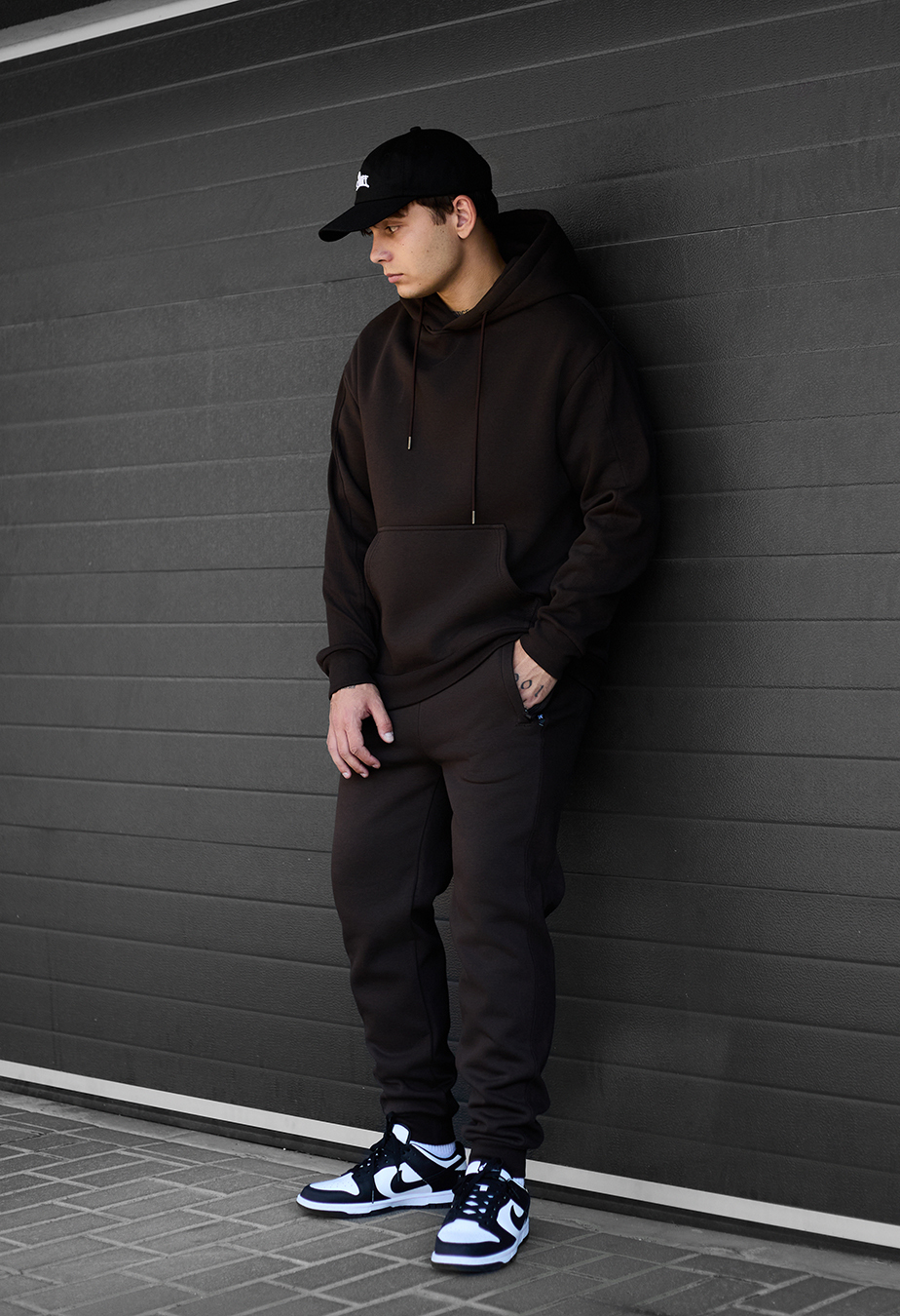 Dres Staff jax brown oversize fleece