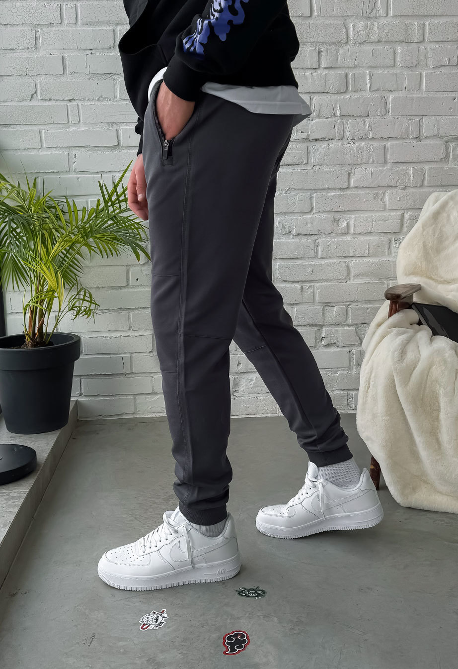 Dresy sportowe Staff gray zip