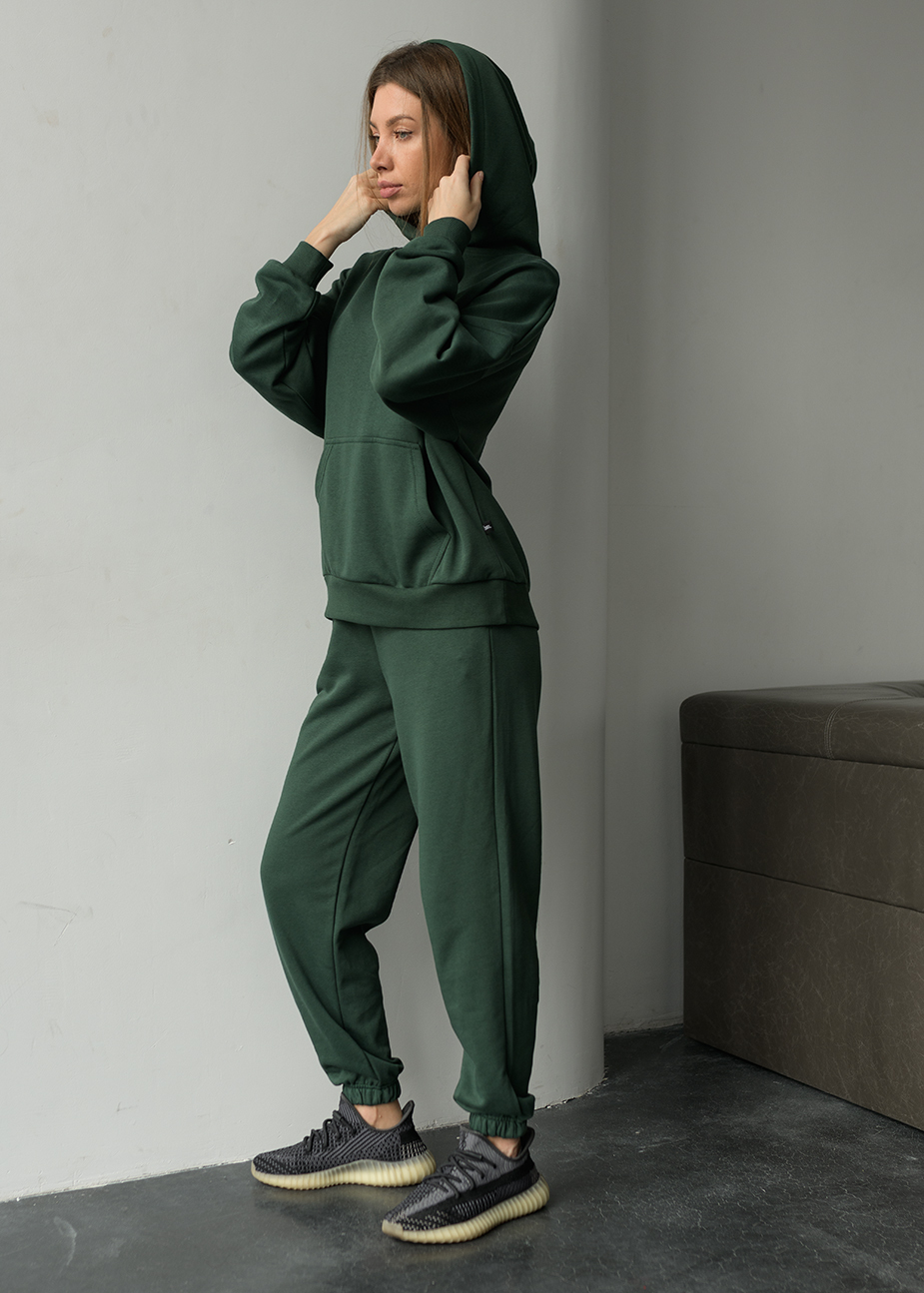 Damski dres sportowy Staff sa green oversize